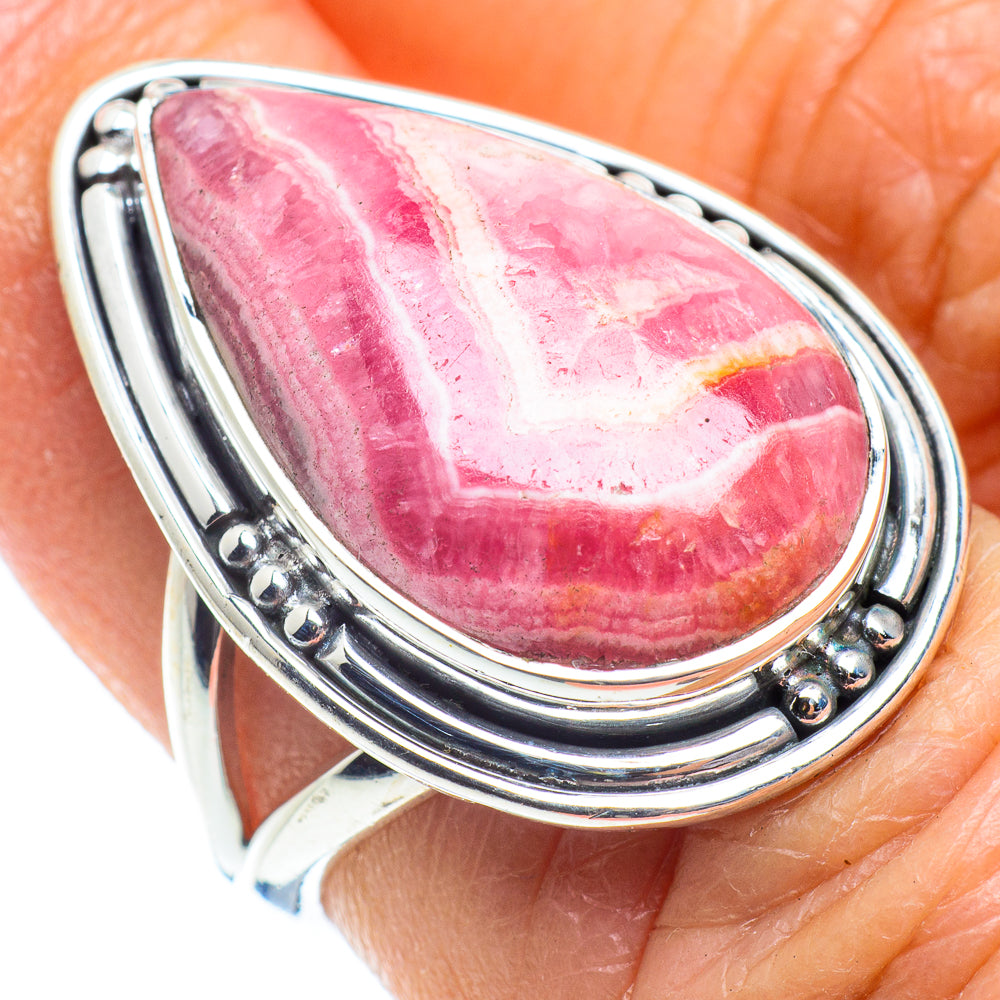 Rhodochrosite Rings handcrafted by Anasilvercos - RING57875