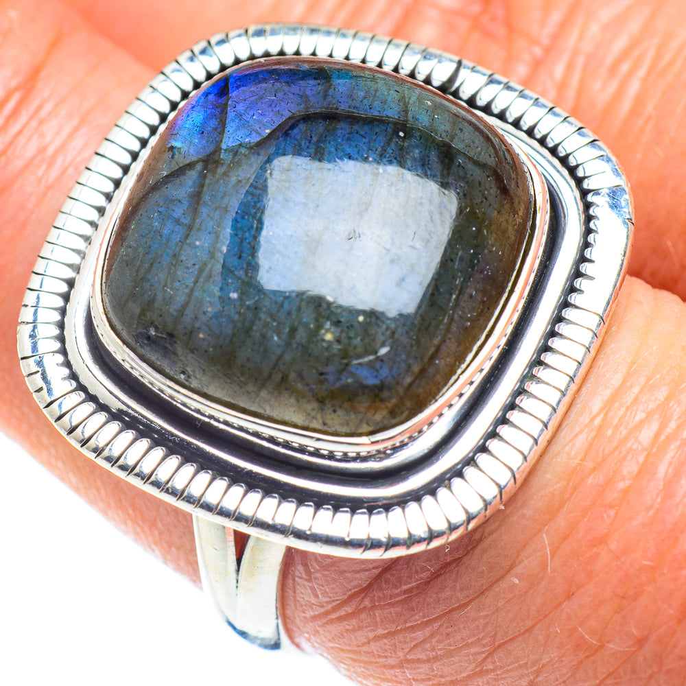 Labradorite Rings handcrafted by Anasilvercos - RING57907