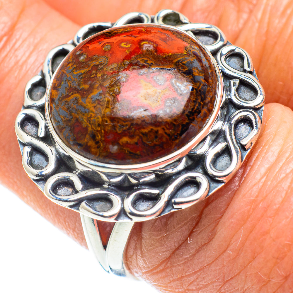 Moroccan Agate Rings handcrafted by Anasilvercos - RING57915