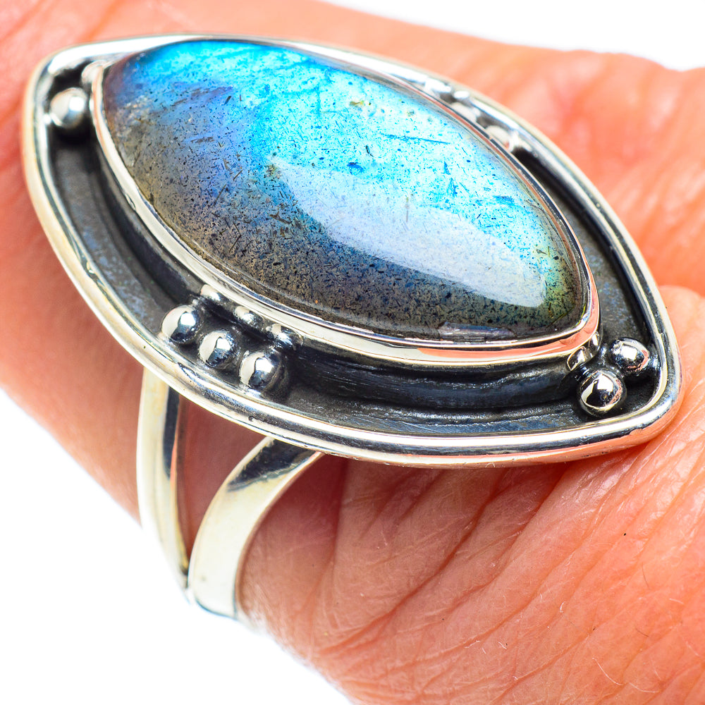 Labradorite Rings handcrafted by Anasilvercos - RING57948