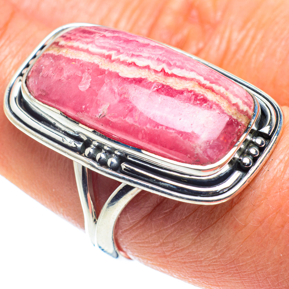 Rhodochrosite Rings handcrafted by Anasilvercos - RING57957