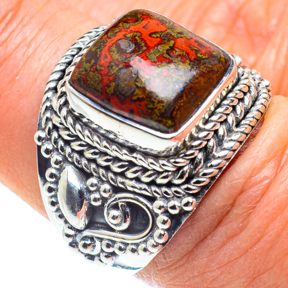 Moroccan Agate Rings handcrafted by Anasilvercos - RING57989