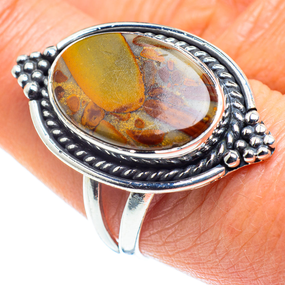 Chert Breccia Rings handcrafted by Anasilvercos - RING57994
