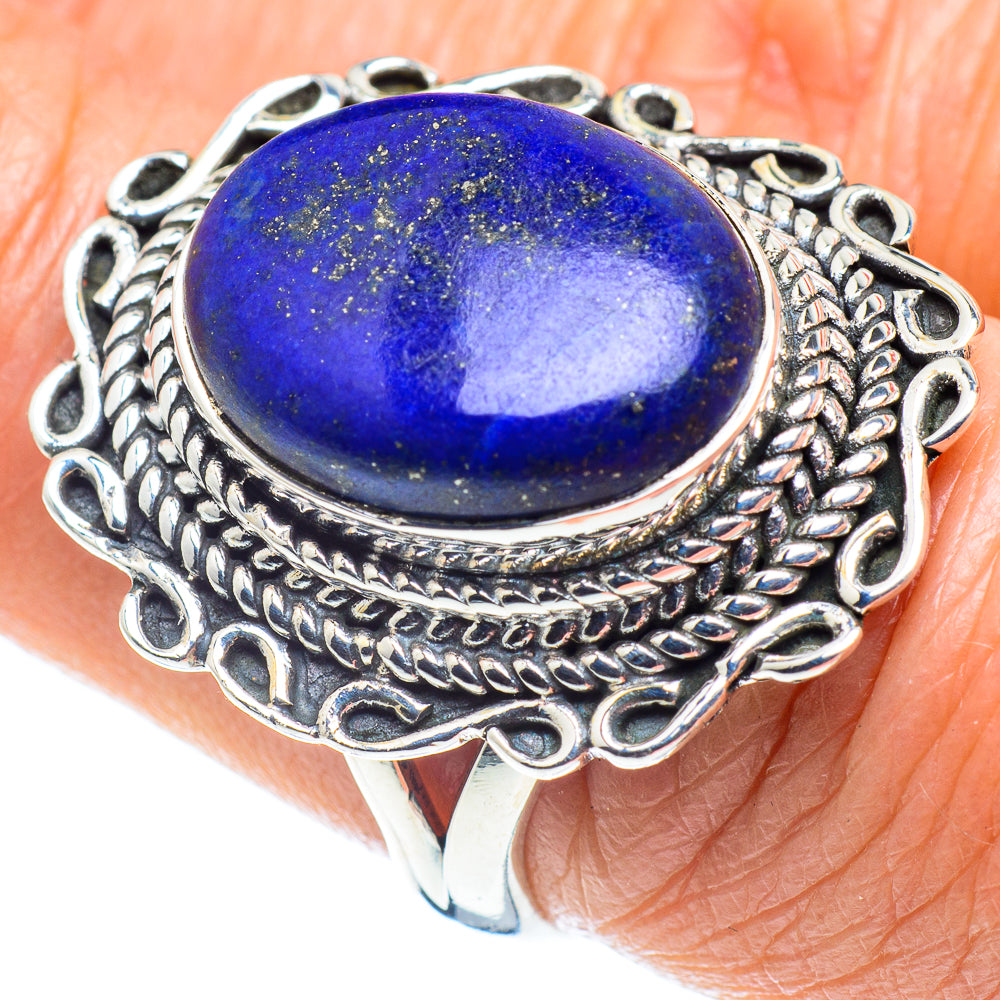 Lapis Lazuli Rings handcrafted by Anasilvercos - RING58007