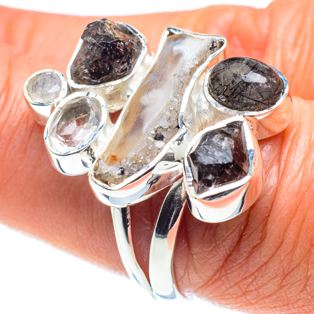 Geode Slice Rings handcrafted by Anasilvercos - RING58025