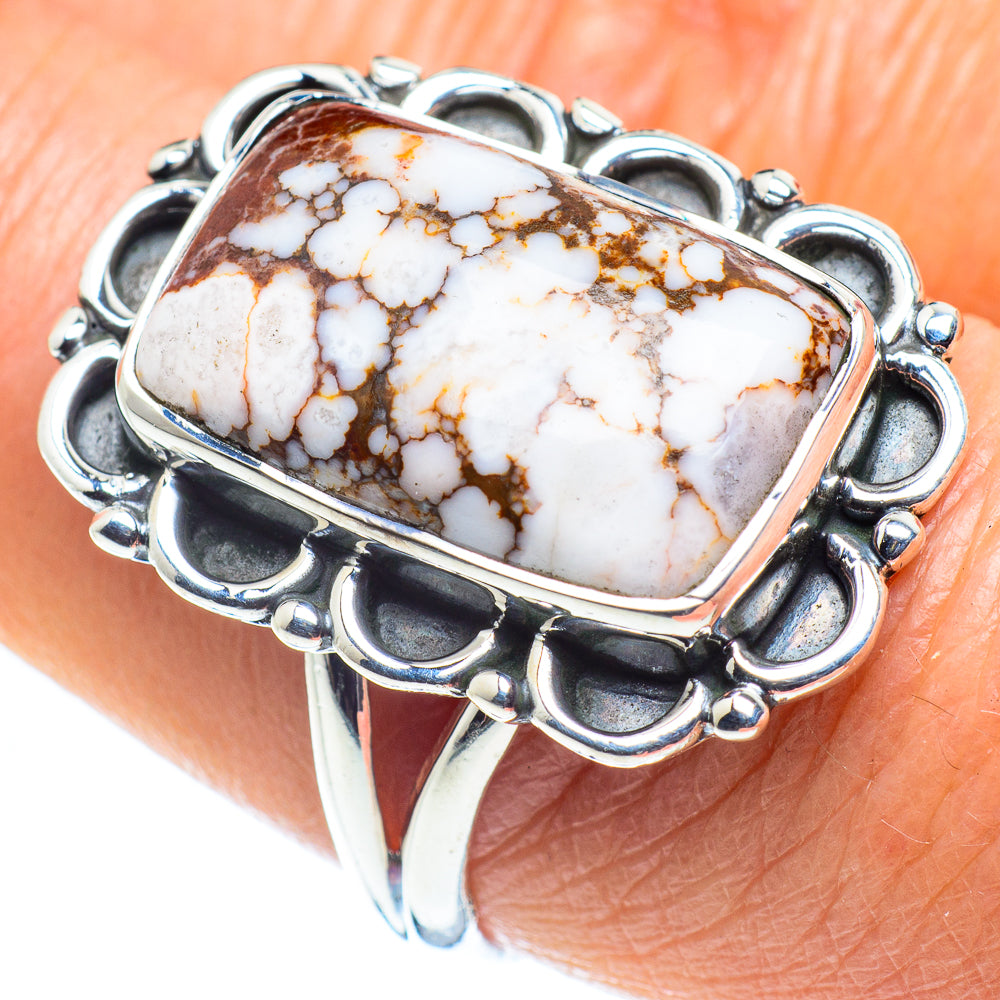 Peanut Wood Jasper Rings handcrafted by Anasilvercos - RING58047