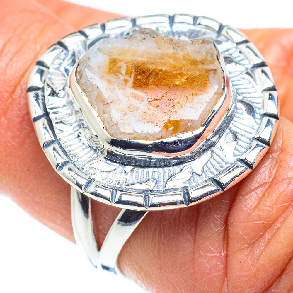 Citrine Rings handcrafted by Anasilvercos - RING58060