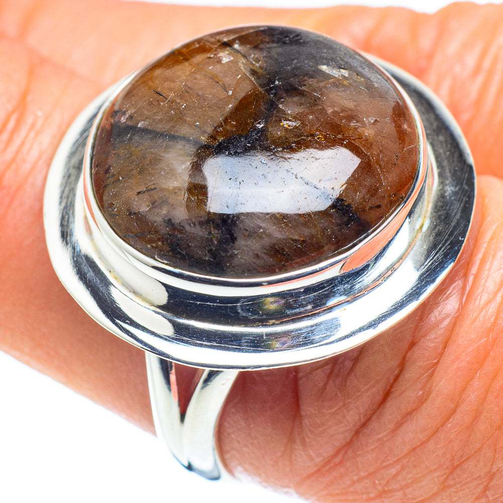 Chiastolite Rings handcrafted by Anasilvercos - RING58062