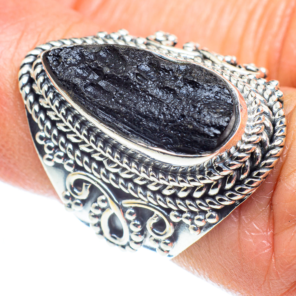 Tektite Rings handcrafted by Anasilvercos - RING58070