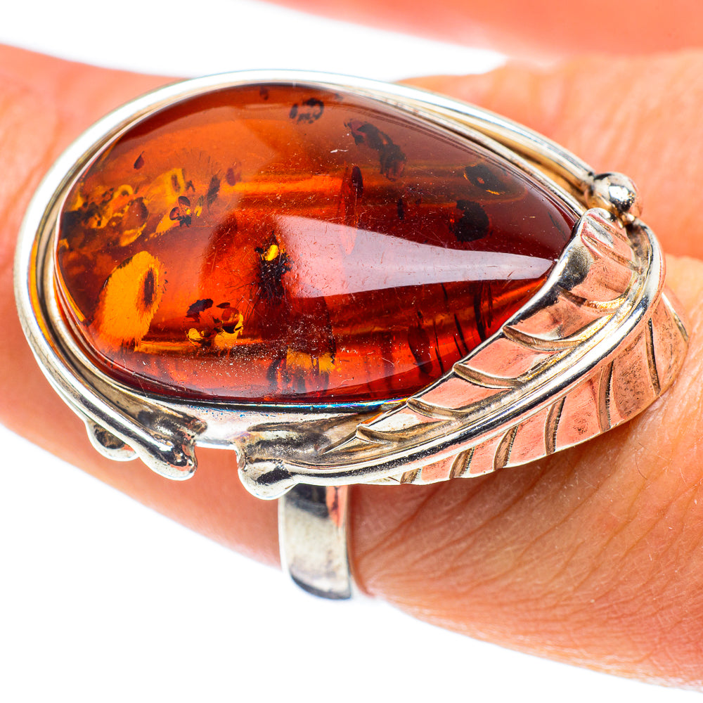 Baltic Amber Rings handcrafted by Anasilvercos - RING58253