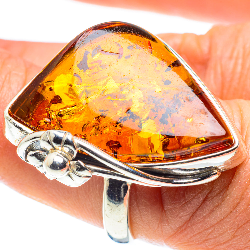 Baltic Amber Rings handcrafted by Anasilvercos - RING58255