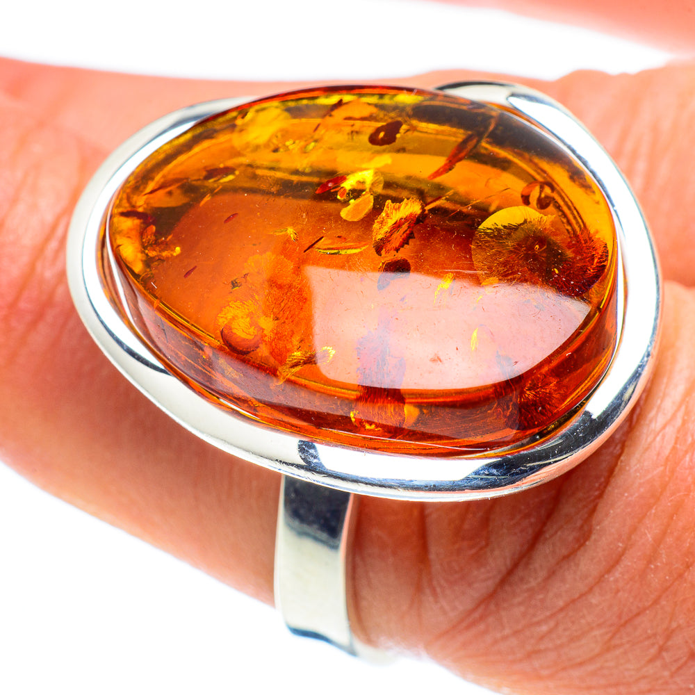Baltic Amber Rings handcrafted by Anasilvercos - RING58258