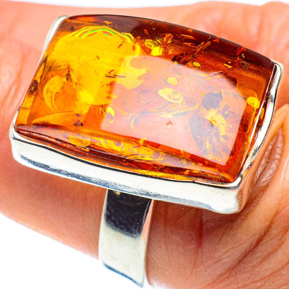 Baltic Amber Rings handcrafted by Anasilvercos - RING58259