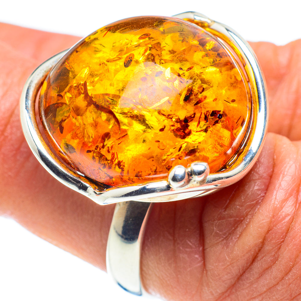 Baltic Amber Rings handcrafted by Anasilvercos - RING58261
