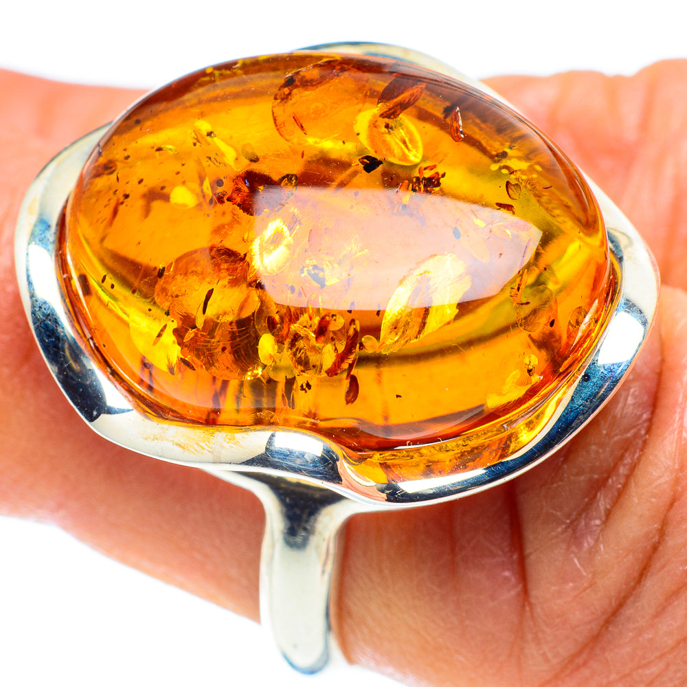 Baltic Amber Rings handcrafted by Anasilvercos - RING58262