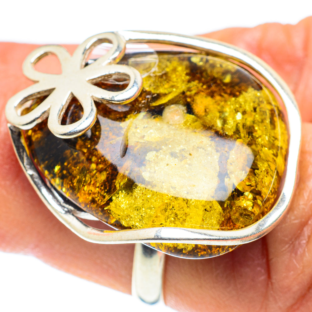 Baltic Amber Rings handcrafted by Anasilvercos - RING58264