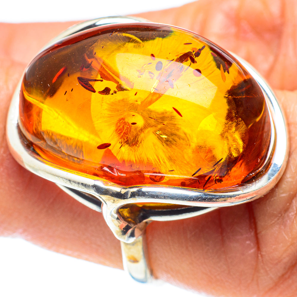 Baltic Amber Rings handcrafted by Anasilvercos - RING58265