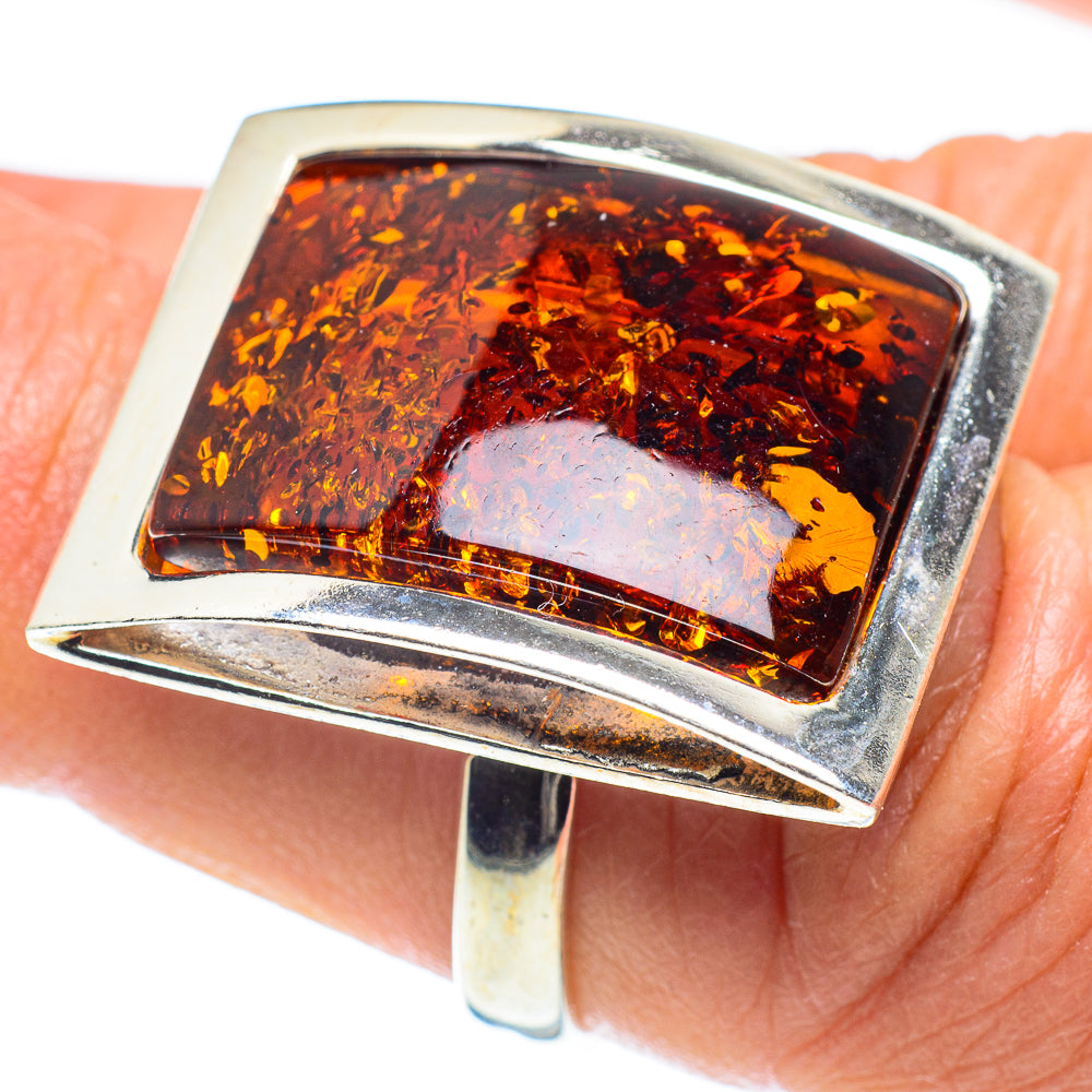 Baltic Amber Rings handcrafted by Anasilvercos - RING58269