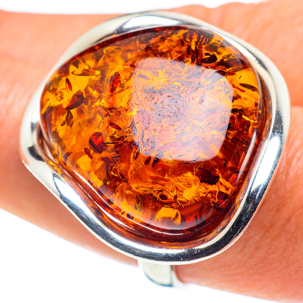 Baltic Amber Rings handcrafted by Anasilvercos - RING58270