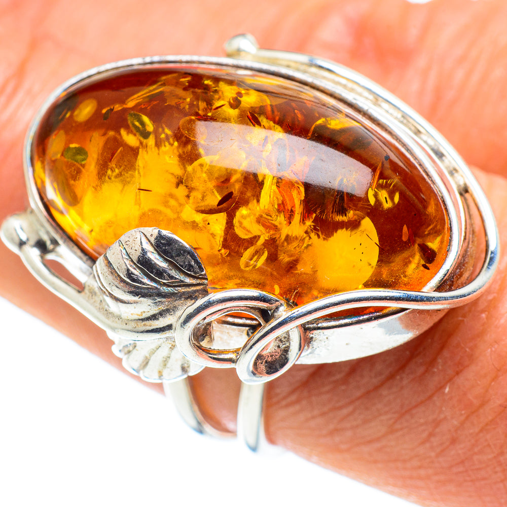 Baltic Amber Rings handcrafted by Anasilvercos - RING58273
