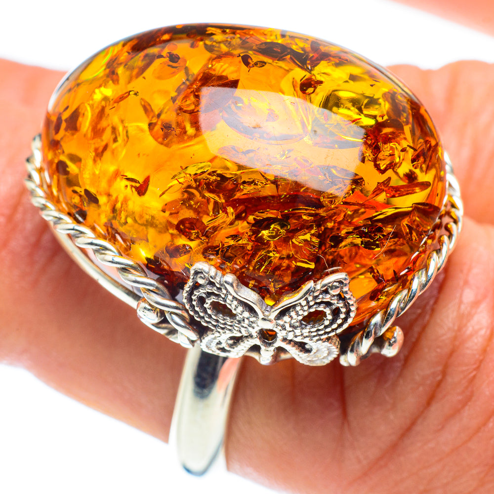 Baltic Amber Rings handcrafted by Anasilvercos - RING58275