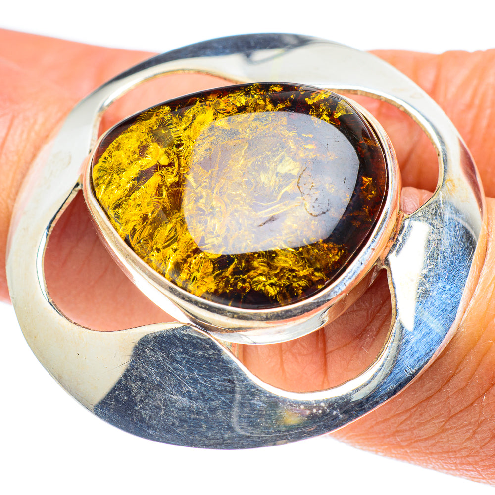 Baltic Amber Rings handcrafted by Anasilvercos - RING58279