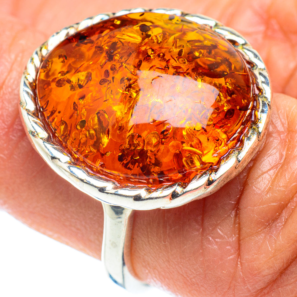Baltic Amber Rings handcrafted by Anasilvercos - RING58281