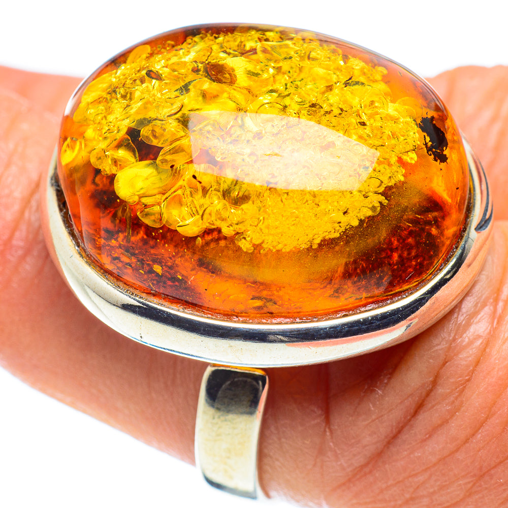 Baltic Amber Rings handcrafted by Anasilvercos - RING58283