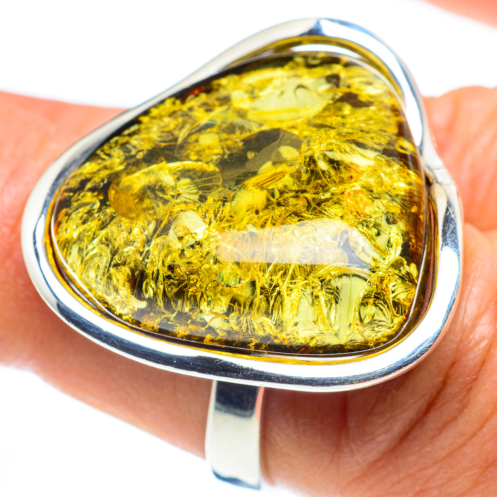 Baltic Amber Rings handcrafted by Anasilvercos - RING58285