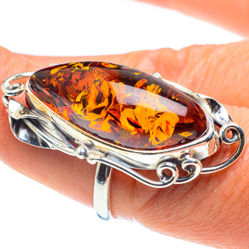 Baltic Amber Rings handcrafted by Anasilvercos - RING58286