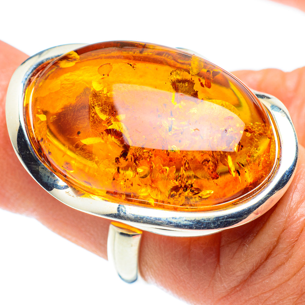Baltic Amber Rings handcrafted by Anasilvercos - RING58287