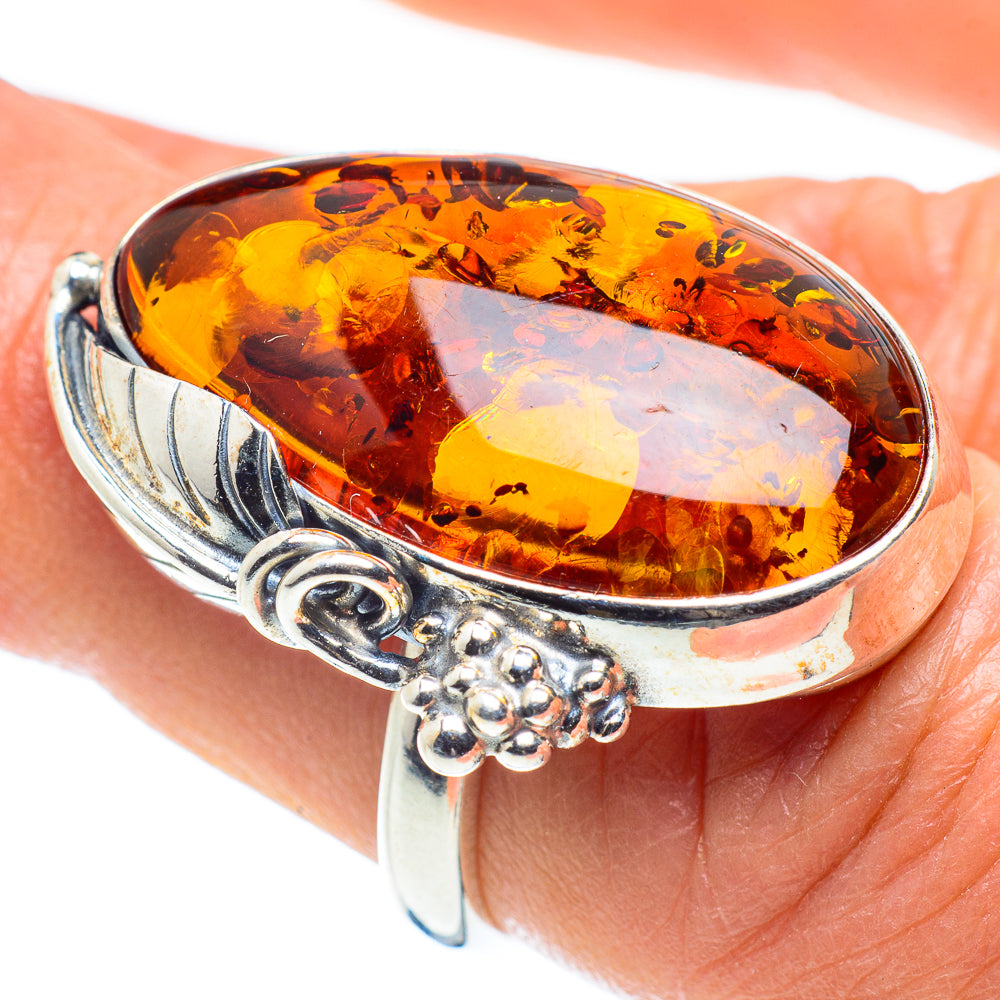 Baltic Amber Rings handcrafted by Anasilvercos - RING58294