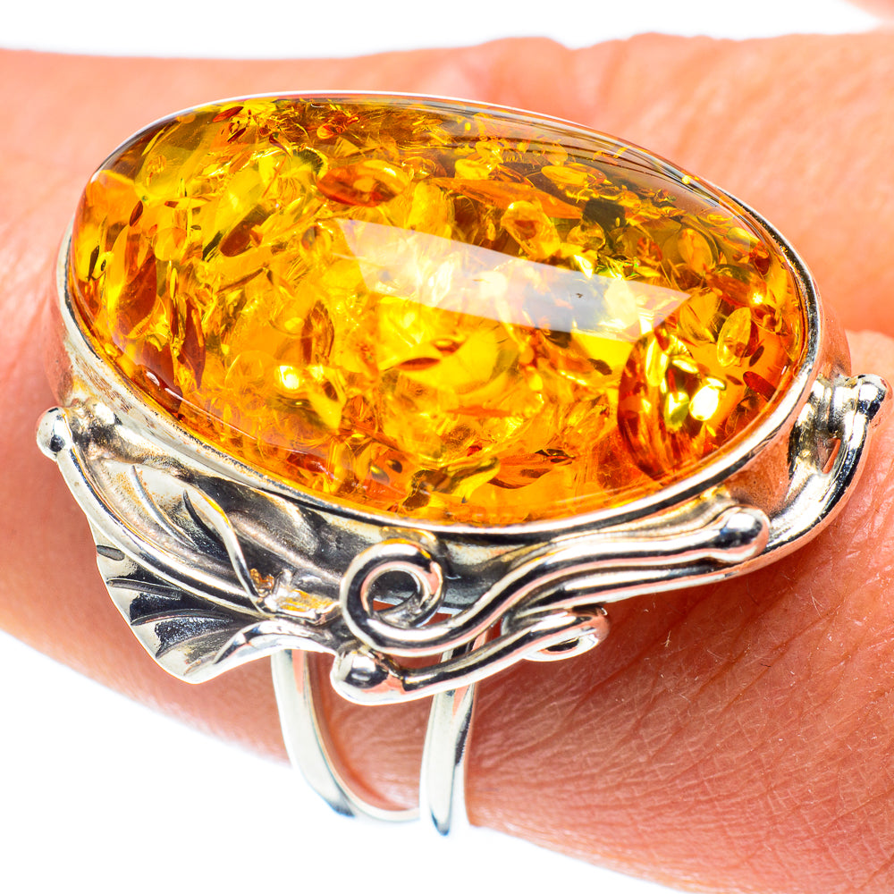 Baltic Amber Rings handcrafted by Anasilvercos - RING58295