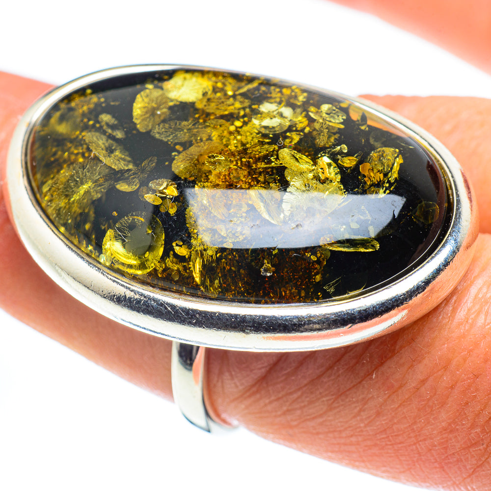 Baltic Amber Rings handcrafted by Anasilvercos - RING58296