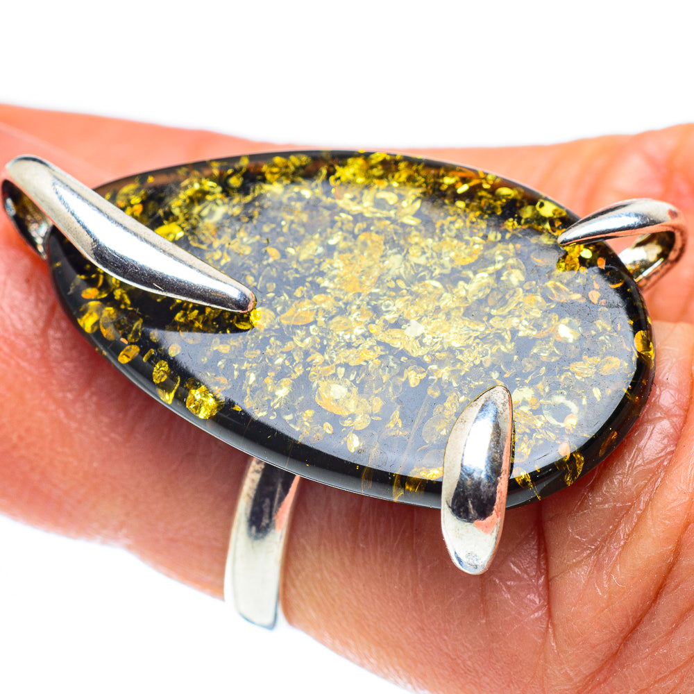 Baltic Amber Rings handcrafted by Anasilvercos - RING58297
