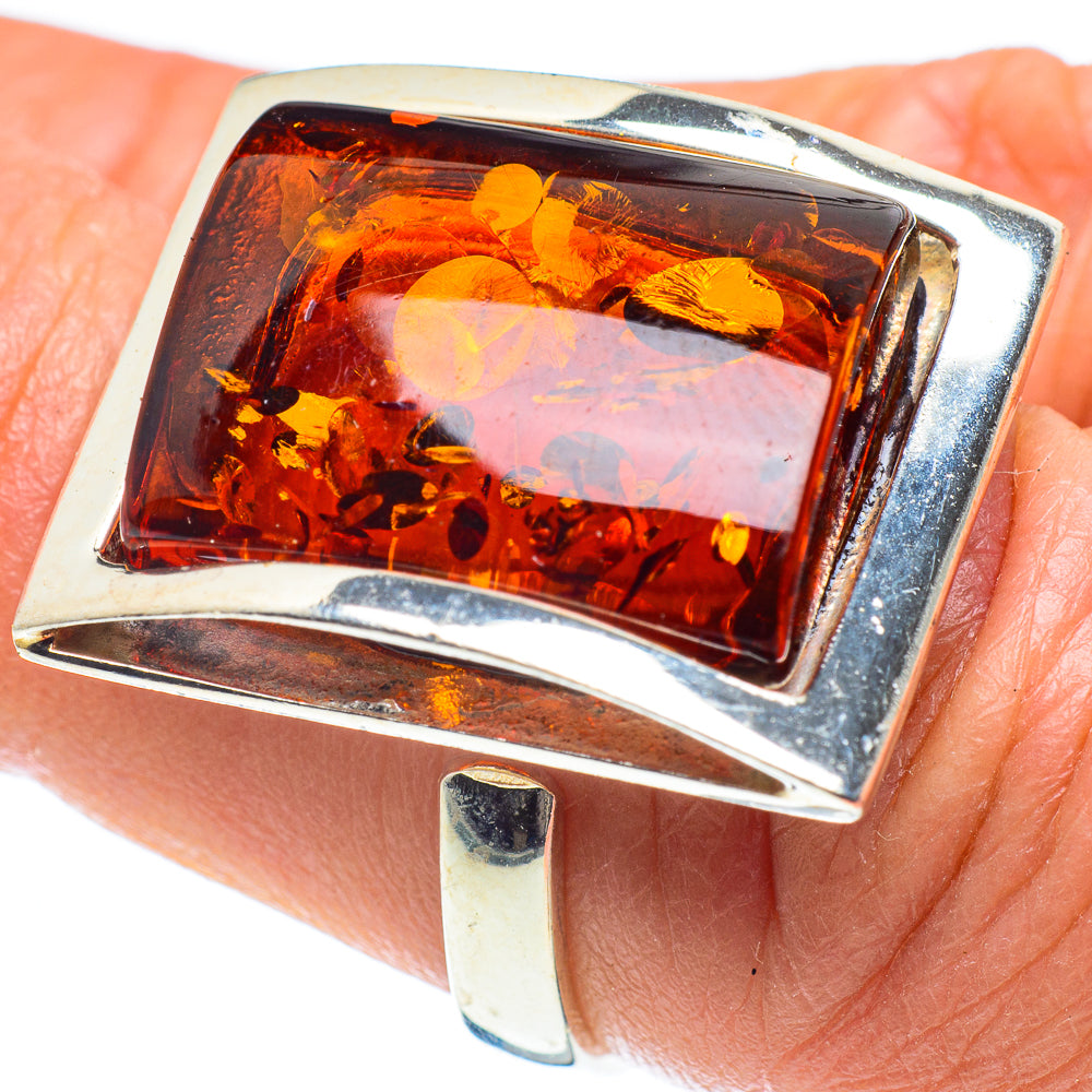 Baltic Amber Rings handcrafted by Anasilvercos - RING58299