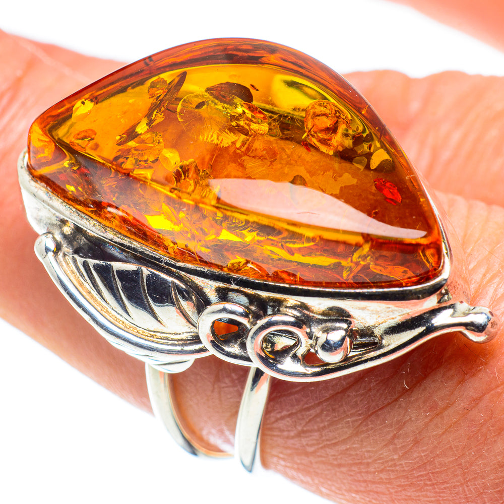 Baltic Amber Rings handcrafted by Anasilvercos - RING58303