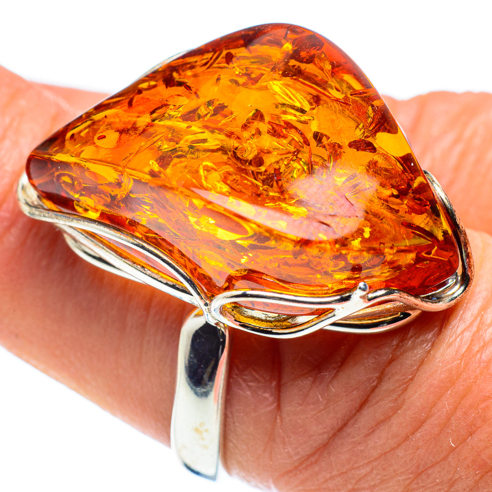 Baltic Amber Rings handcrafted by Anasilvercos - RING58315