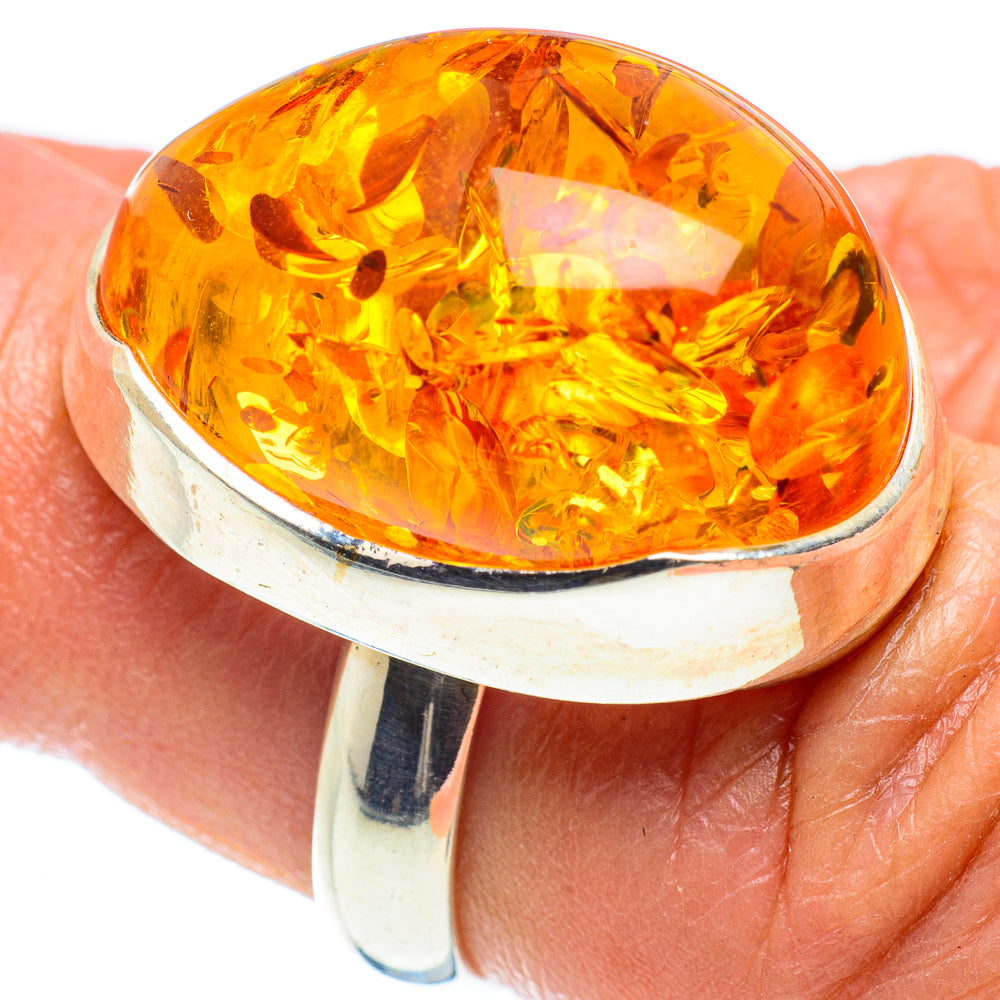 Baltic Amber Rings handcrafted by Anasilvercos - RING58317