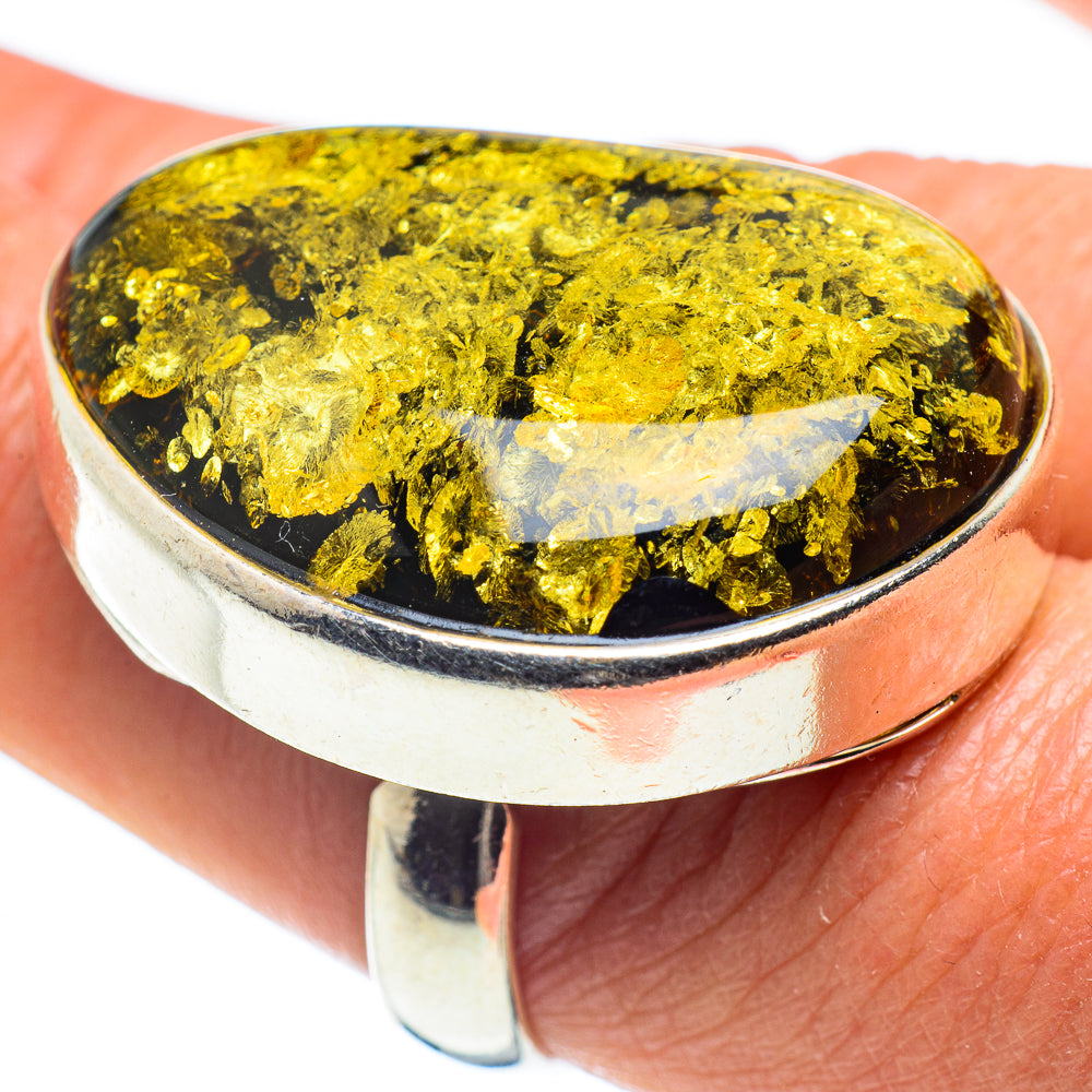 Baltic Amber Rings handcrafted by Anasilvercos - RING58319