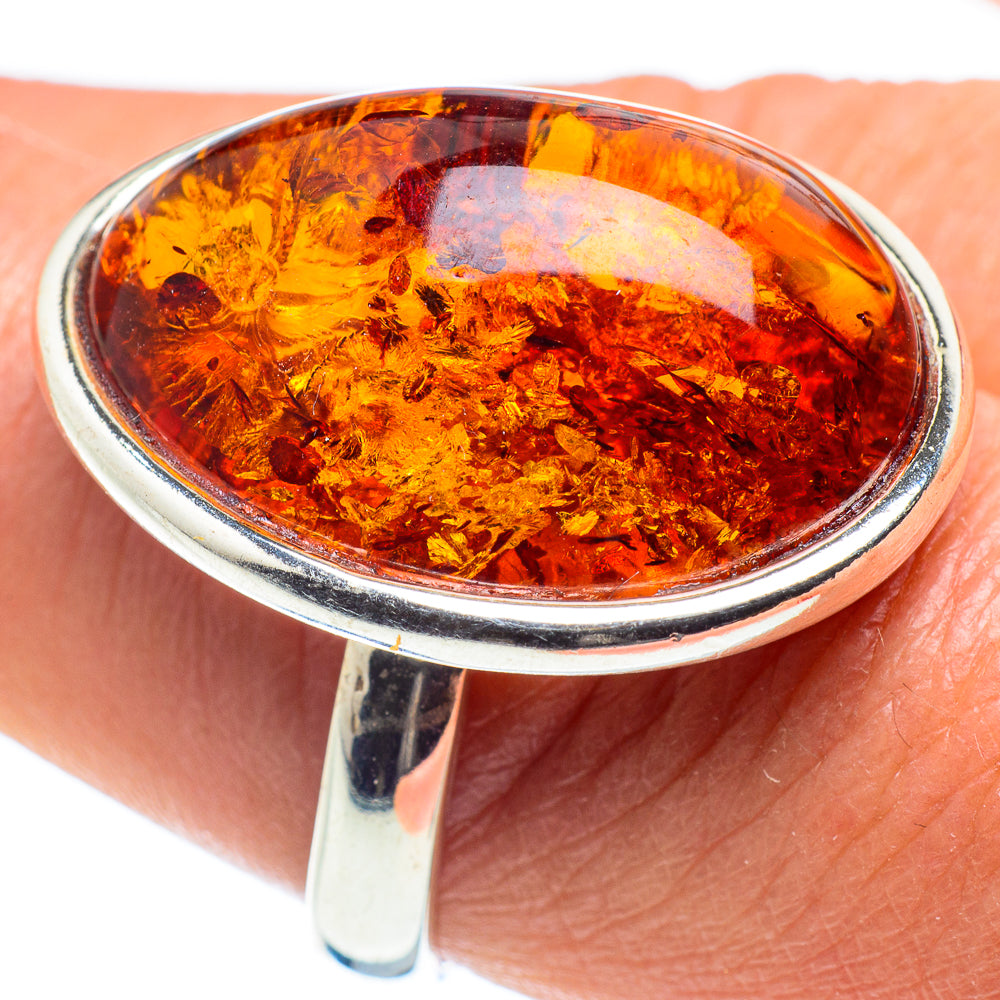 Baltic Amber Rings handcrafted by Anasilvercos - RING58320