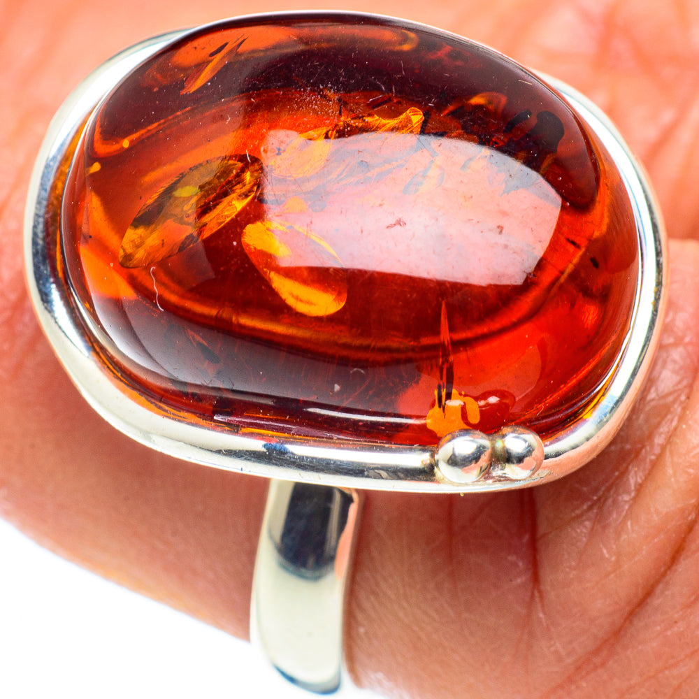 Baltic Amber Rings handcrafted by Anasilvercos - RING58324