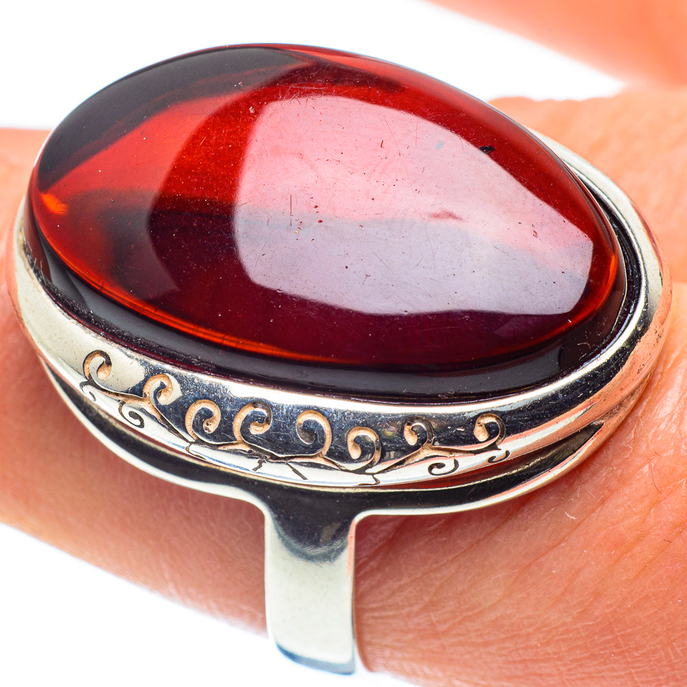 Baltic Amber Rings handcrafted by Anasilvercos - RING58325