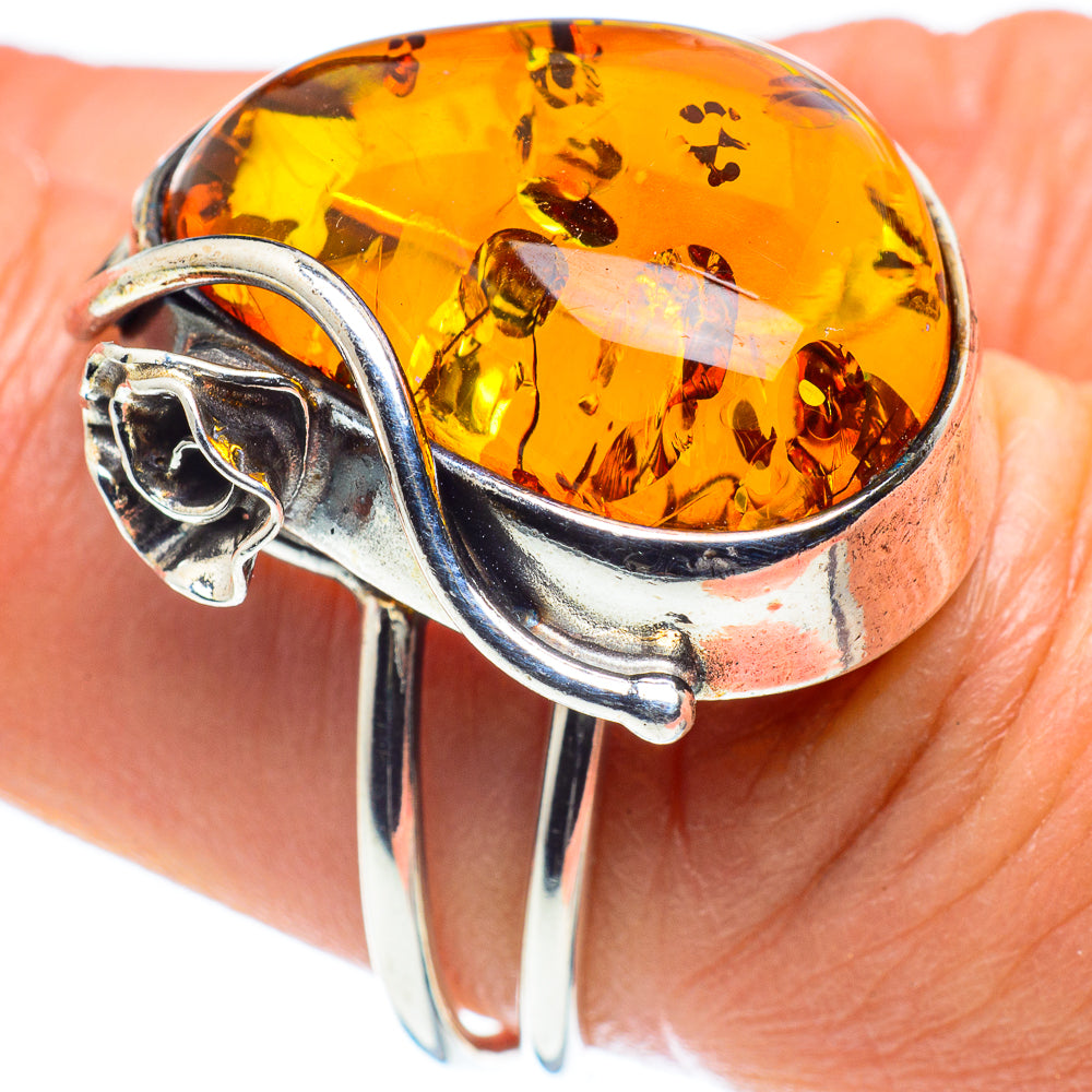 Baltic Amber Rings handcrafted by Anasilvercos - RING58326