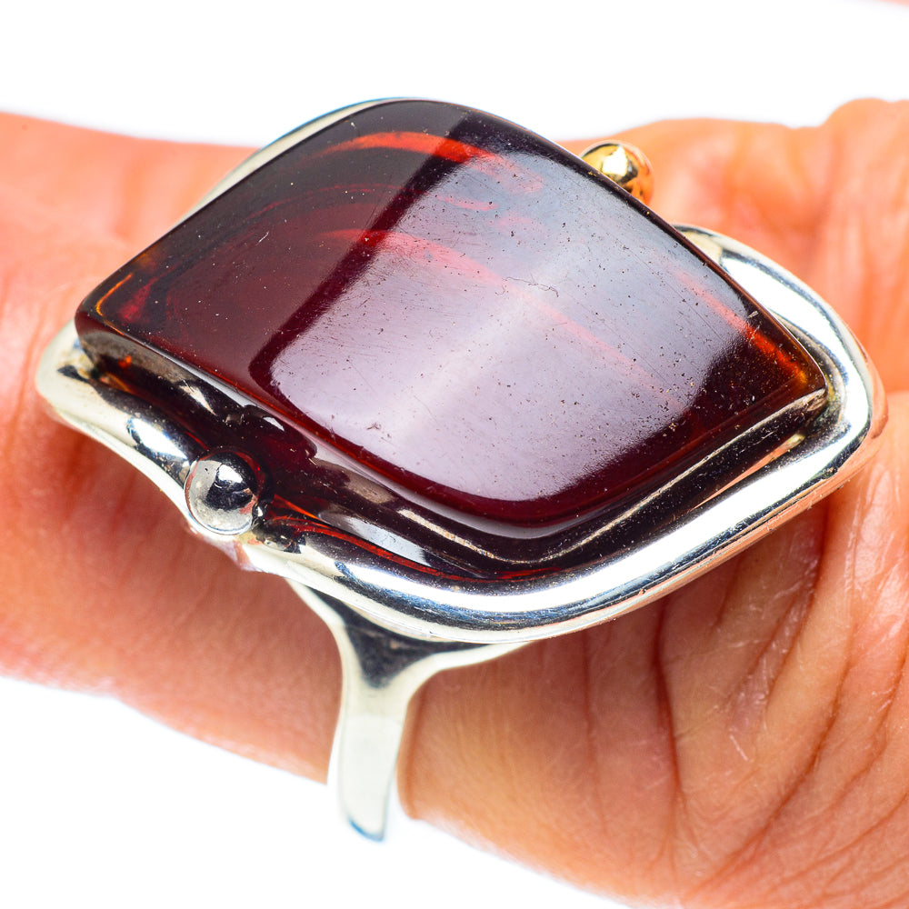 Baltic Amber Rings handcrafted by Anasilvercos - RING58331