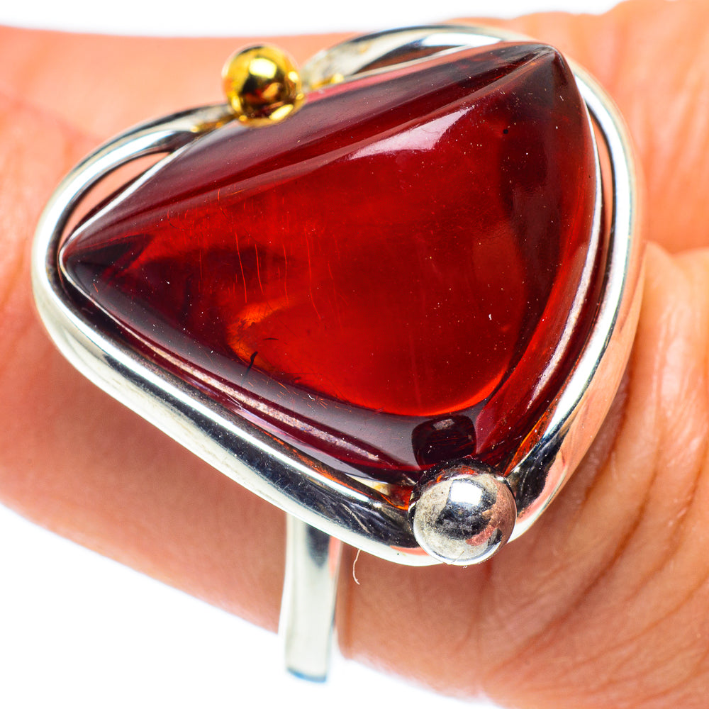 Baltic Amber Rings handcrafted by Anasilvercos - RING58332