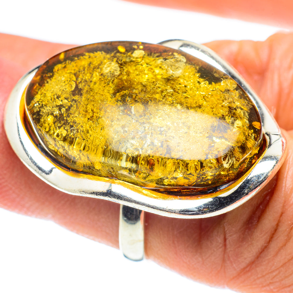 Baltic Amber Rings handcrafted by Anasilvercos - RING58333