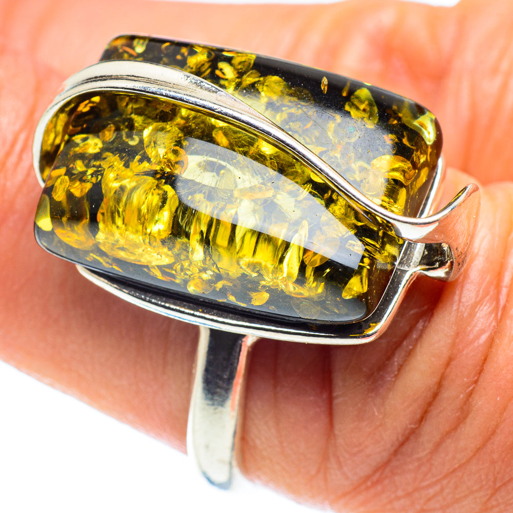Baltic Amber Rings handcrafted by Anasilvercos - RING58336