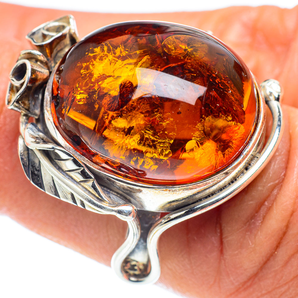 Baltic Amber Rings handcrafted by Anasilvercos - RING58339