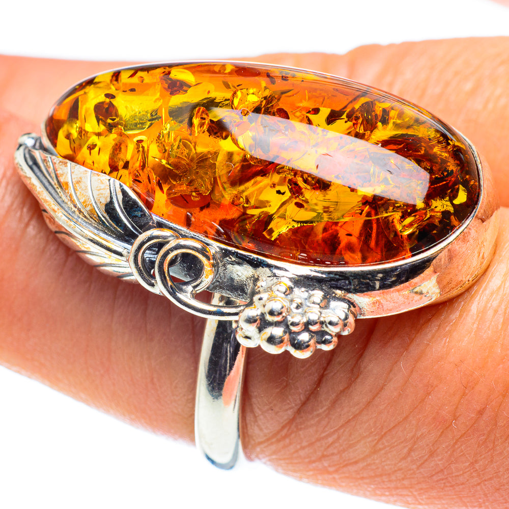 Baltic Amber Rings handcrafted by Anasilvercos - RING58348